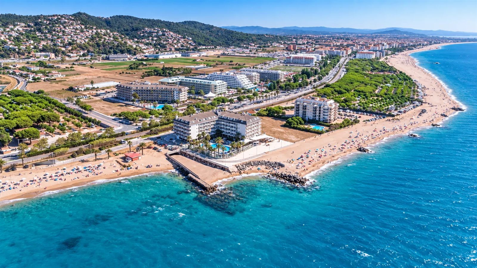 Vista aérea de Santa Susanna, en la Costa de Barcelona